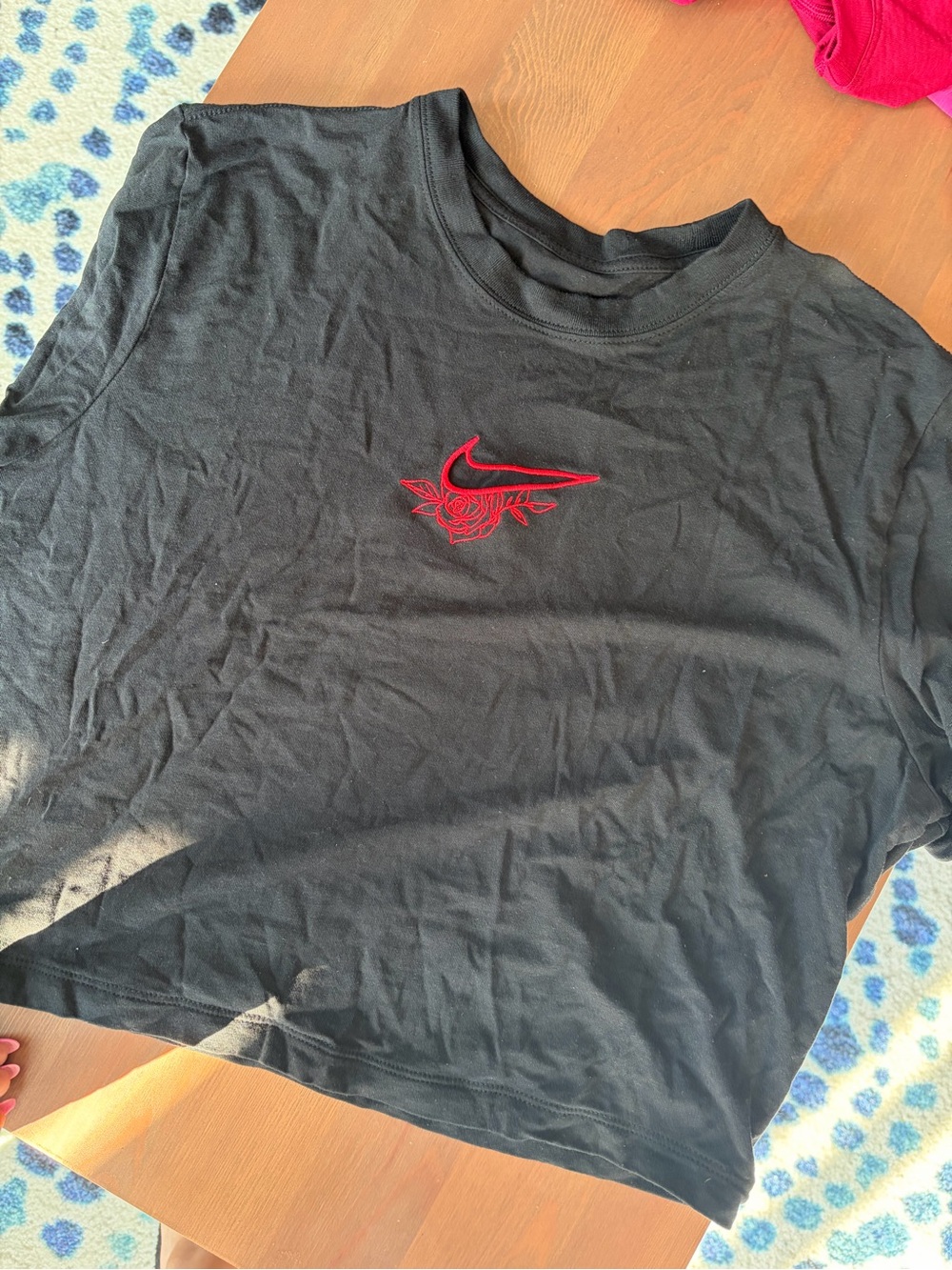 Nike Black Crop chill knit